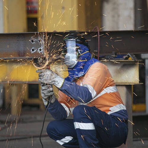 Steel and metal fabrication workshop